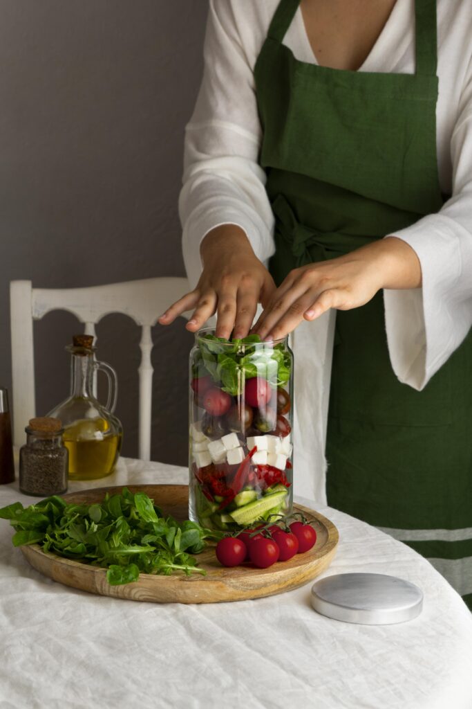 close up delicious meal preparation