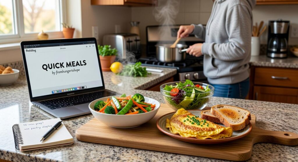 fhthblog quick meals by fromhungertohope