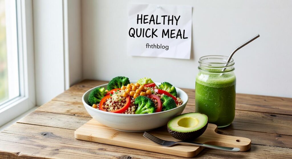 what is a healthy quick meal fhthblog