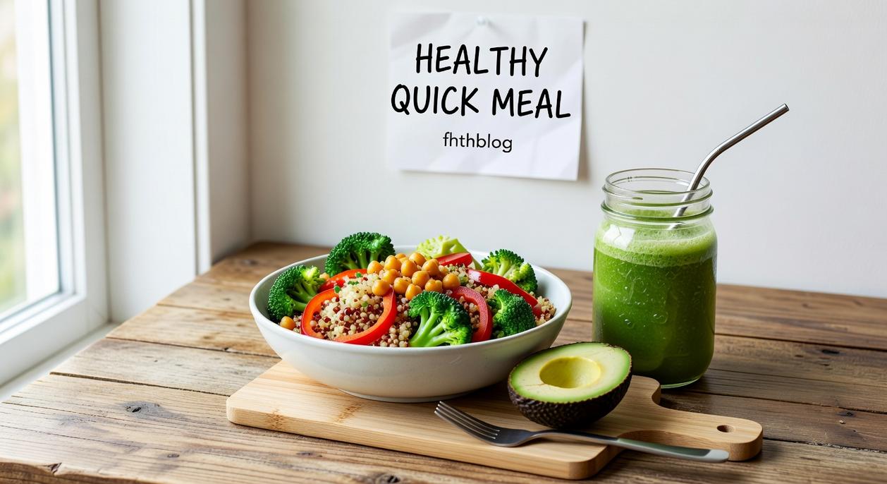 what is a healthy quick meal fhthblog
